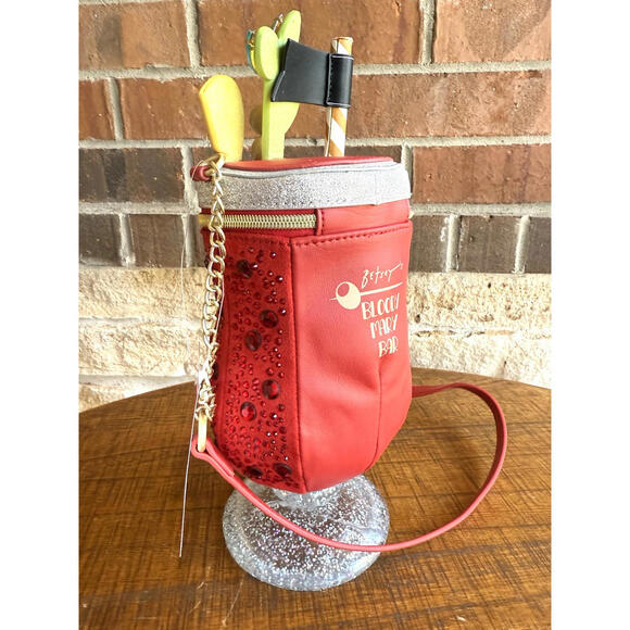 RARE Betsey Johnson Kitsch Bloody Mary Crossbody Bag NWT Limited Edition - As Is - Picture 7 of 12